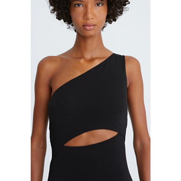 NWT Halston Clara Jersey Cascade Slit Gown Sz 8 Sold out! - Picture 4 of 4